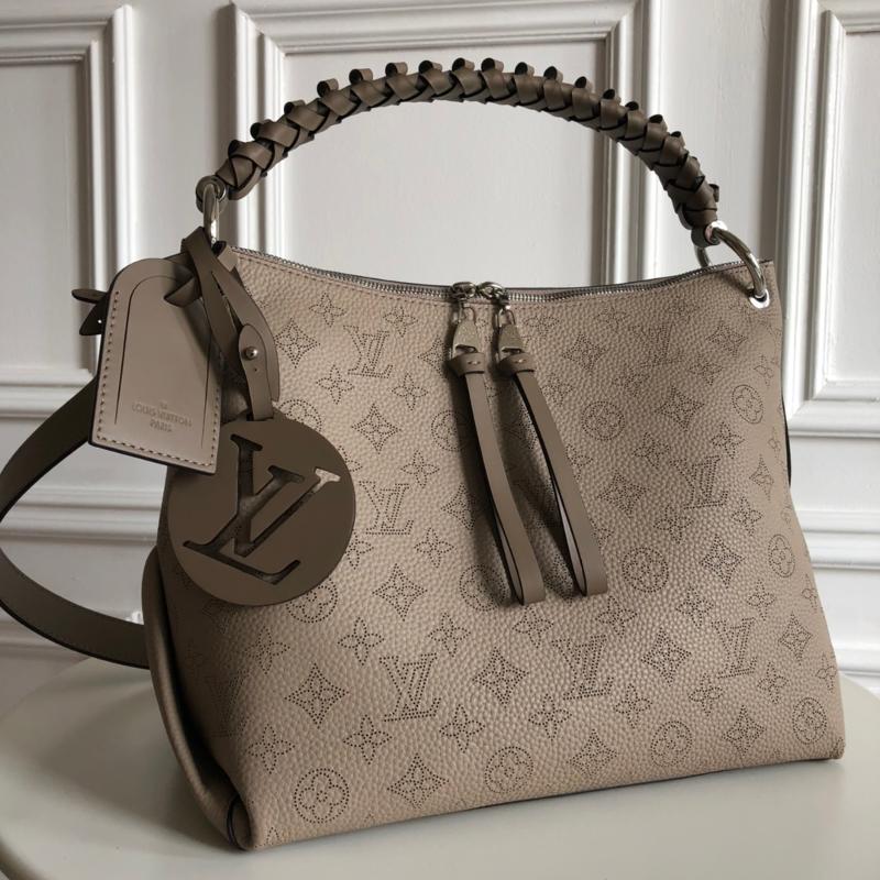 LV Handbags Tote Bags M56084 Full leather hollow perforated gray